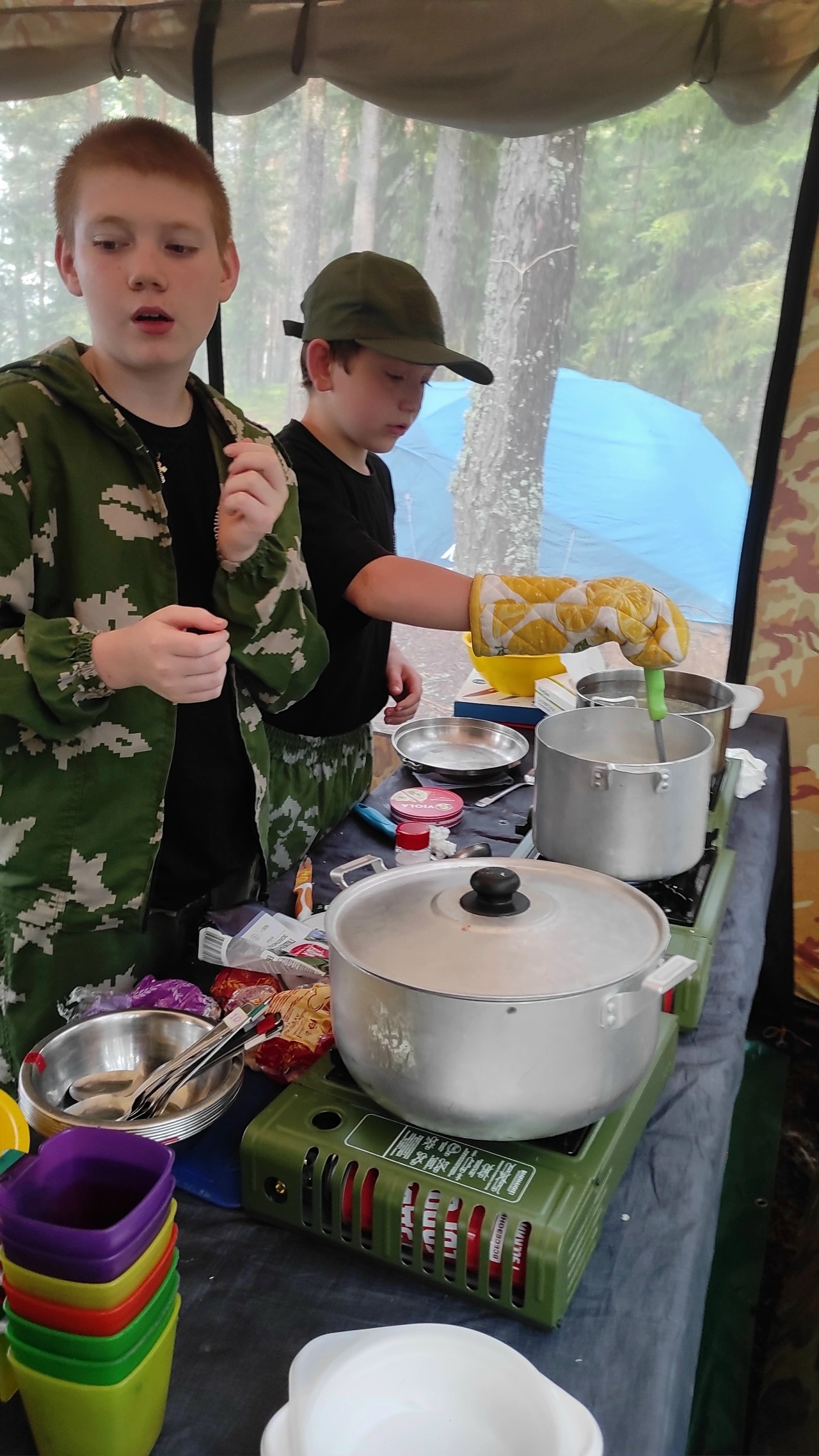 Туристичесий учебный сбор на озере Селигер