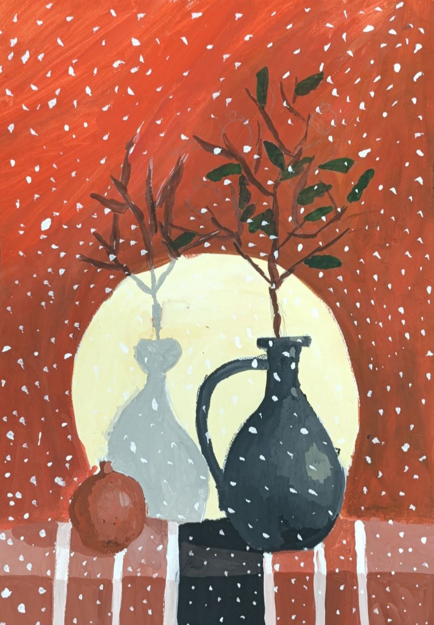 Работы учеников младшей группы мастерской художественного творчества