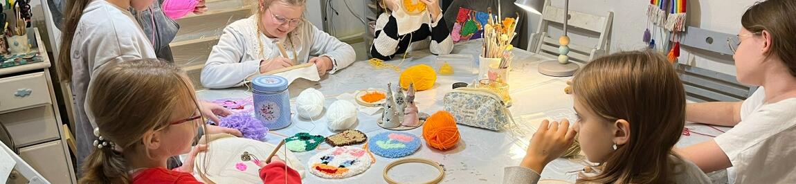 В мастерской «Колибри» дети освоили  новые техники художественно-прикладного творчества.