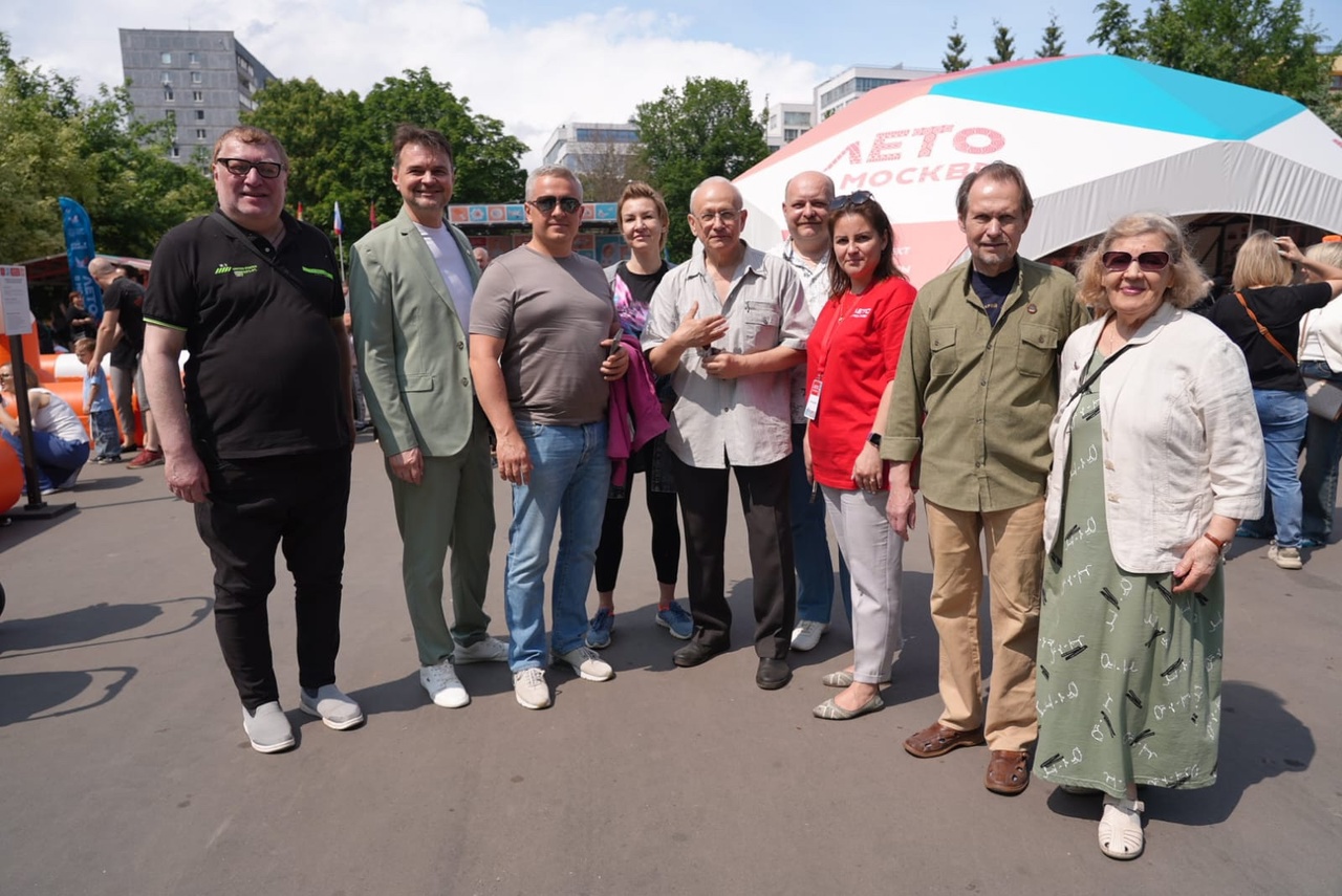 Открытие площадки городского Фестиваля «Лето в Москве».