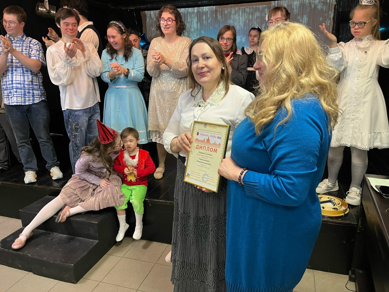 Новогодний праздник  Театра «Открытое искусство»