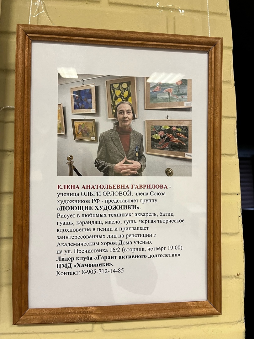 Елена Анатольевна Гаврилова  представила свои рисунки и инсталляции.