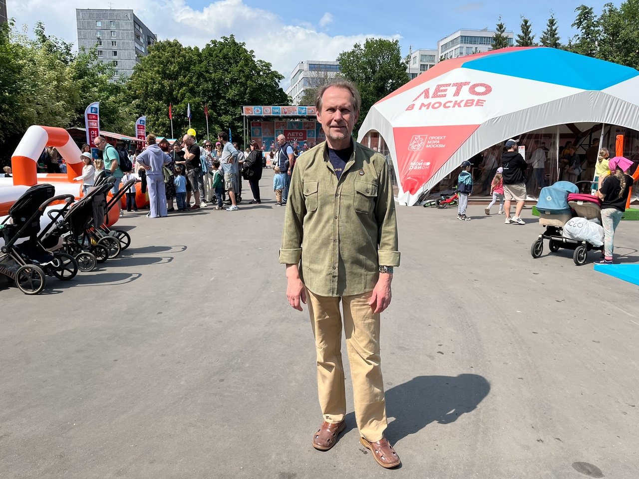 Открытие площадки городского Фестиваля «Лето в Москве».